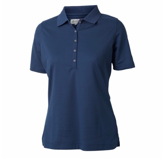 NWT Plus Size Golf Polo Backtee Navy Golf Performance 2XL Navy Style 76268 - Picture 1 of 13